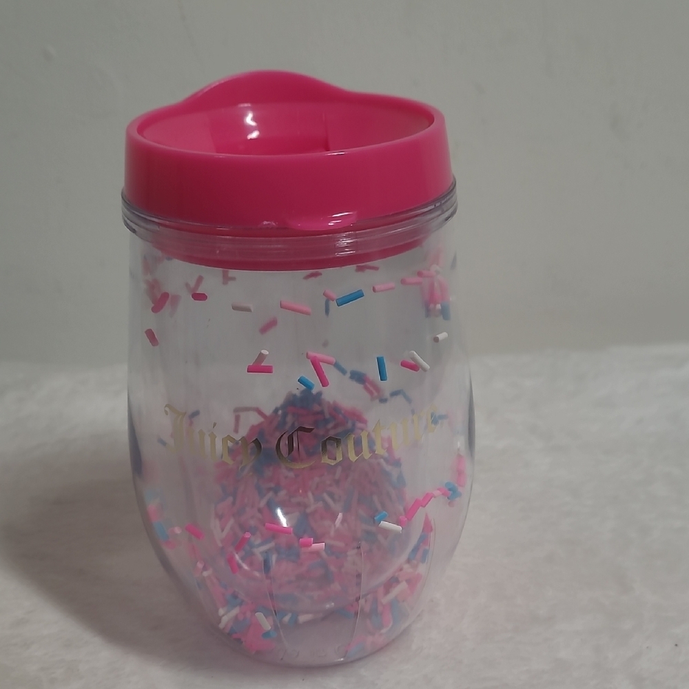 Juicy Couture Pink Confetti Party Cup
